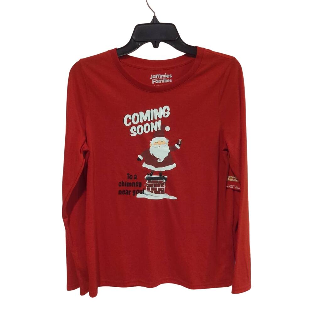 Jammies for Families Santa PJ/Lounge Top, NWT, 16 Plus